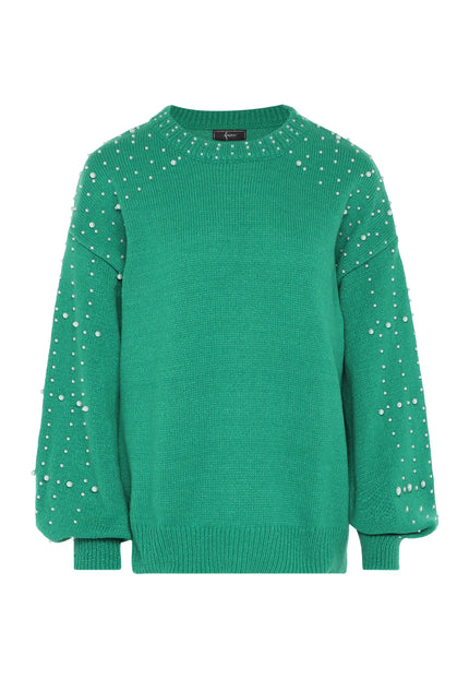 Faina Women's Sweater With Pearls