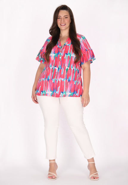 usha FESTIVAL Plus Size Blouse