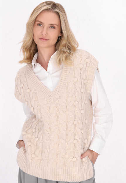 Usha White Label Damen Sweater-Weste