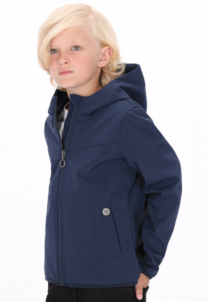 Dreimaster Maritim Jungen Softshell Blousonjacke