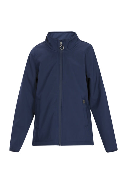 Dreimaster Maritim Jungen Softshelljacke