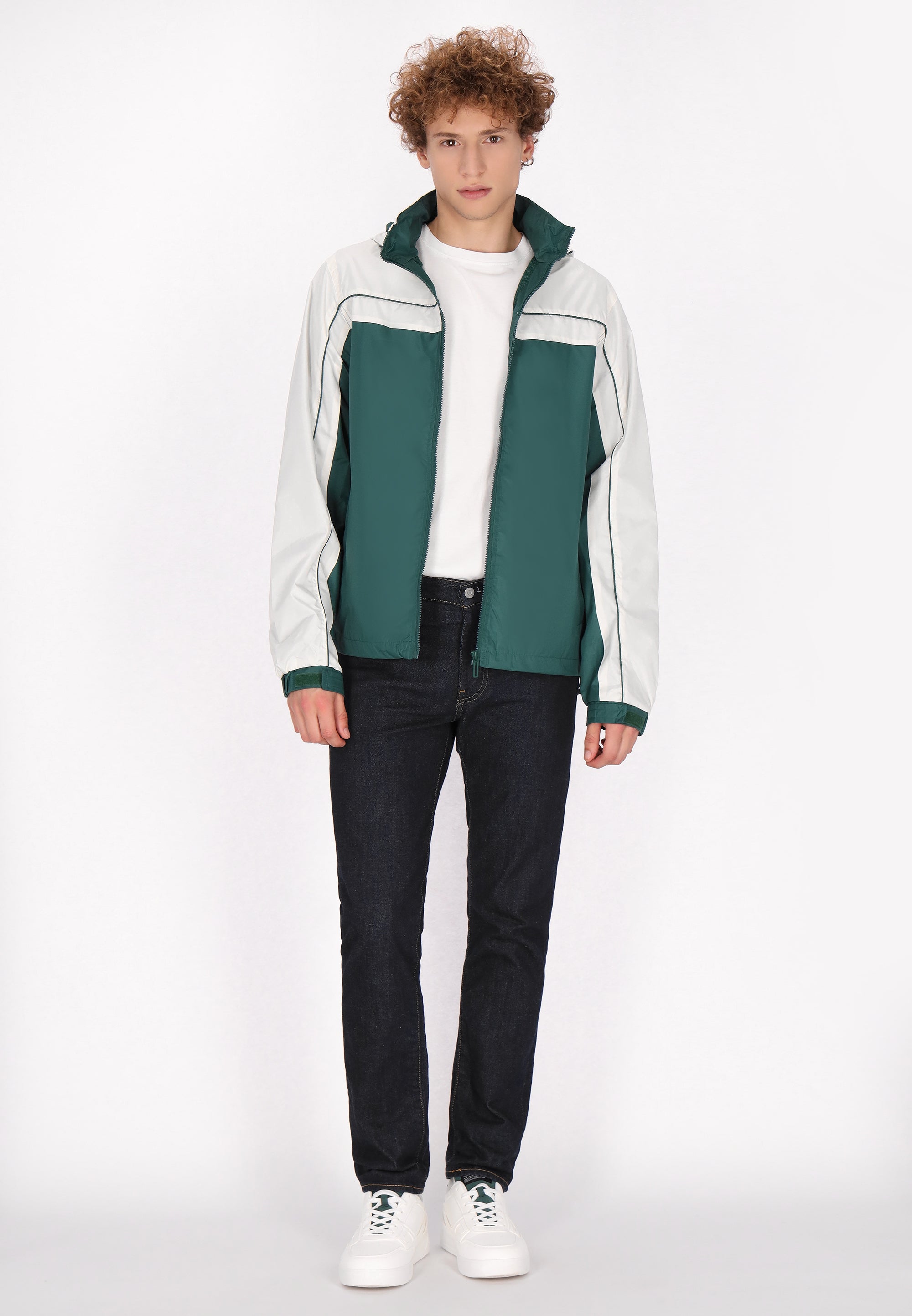 Dark Green Off-White