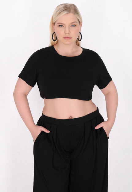 myMo ROCKS Crop Top in Übergröße