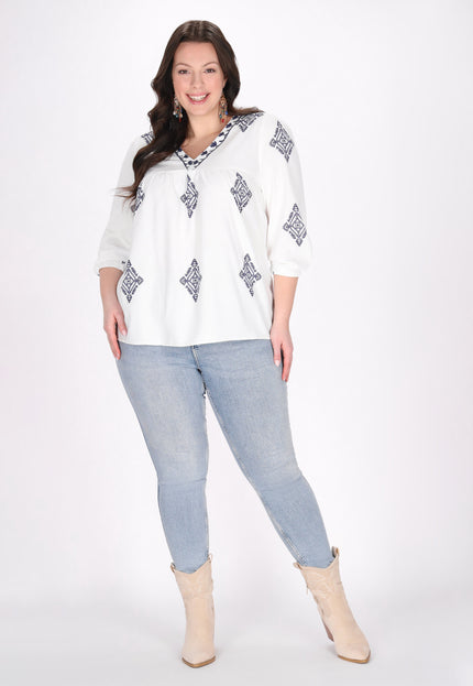 usha FESTIVAL Women's Plus Size Blouse