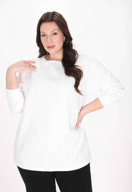 usha Damen Plus Size Sweatshirt