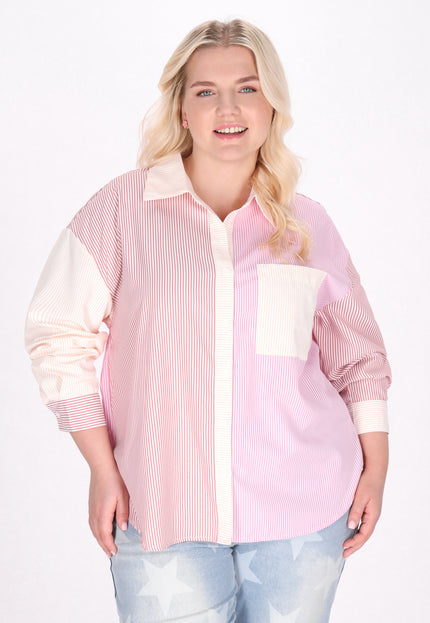 myMo Damen Plus Size Bluse