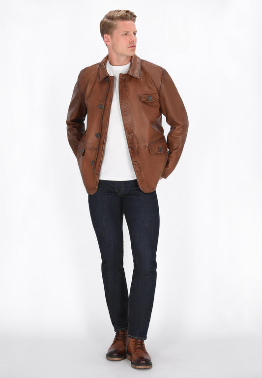 DreiMaster Vintage Men's Leather Jacket