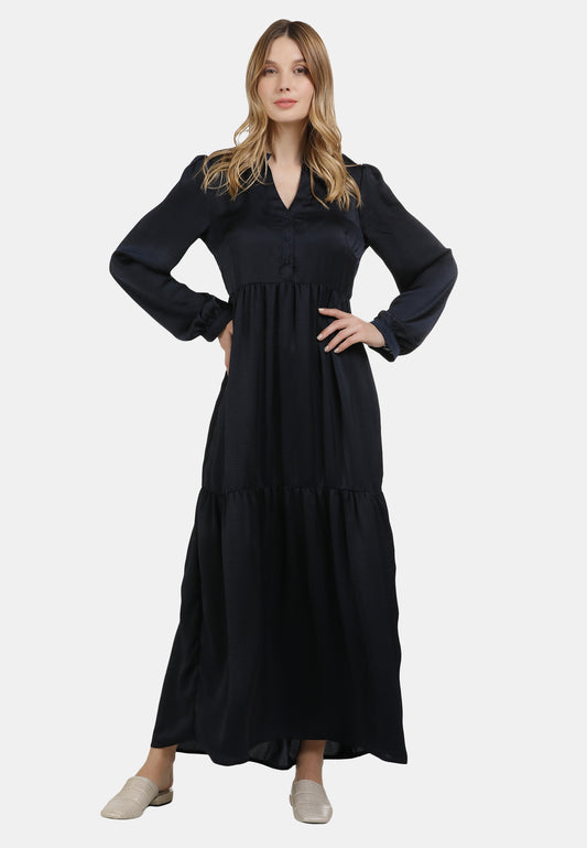 usha Women's Satinkleid