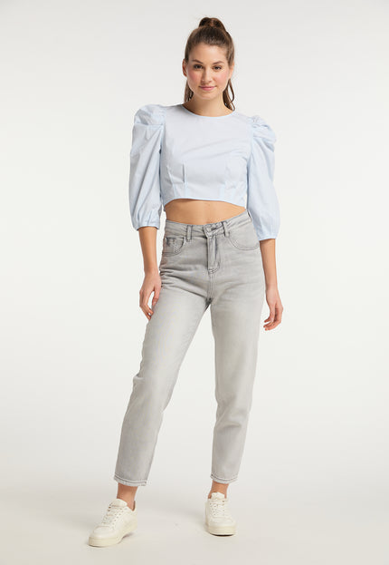 Mymo Women's Crop Blouse